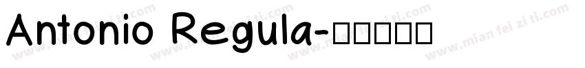 Antonio Regula字体转换